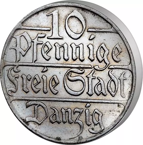 1 - 10 Pfennige Danzig 1923 - 1937