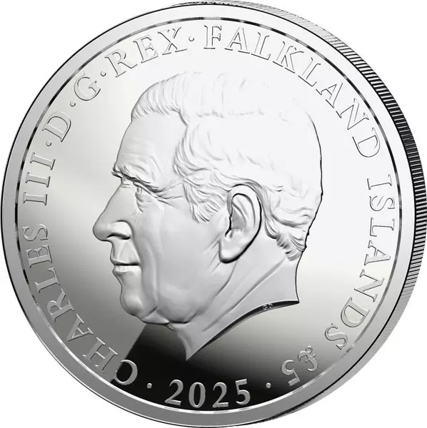 5 Pounds Falklandinseln King Penguin 2025