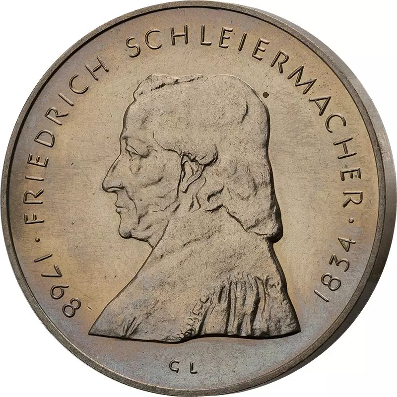 Gedenkmedaille DDR Friedrich Schleiermacher 1968
