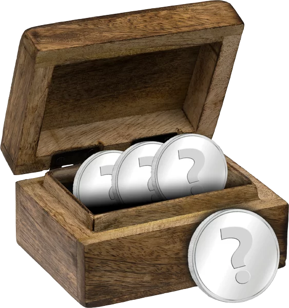 Silber-Überraschung inklusive Holz-Truhe