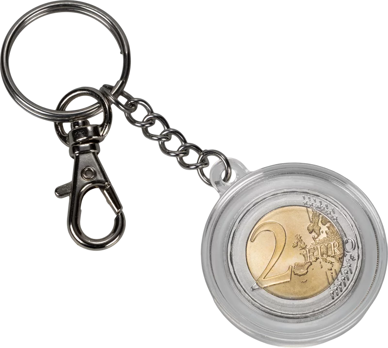 Schlüsselanhänger für 2 Euro Münze