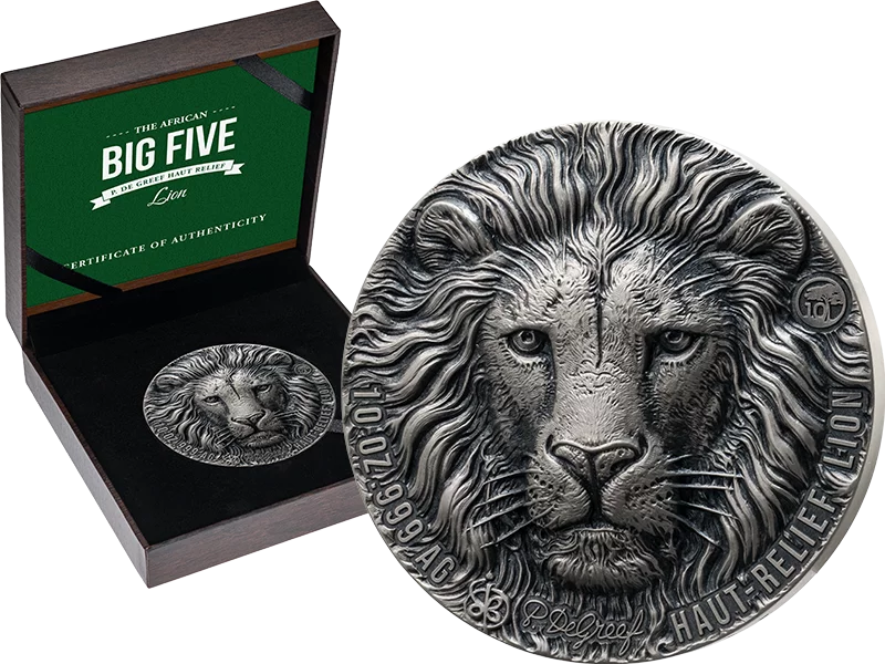 5.000 Francs Elfenbeinküste Big Five Löwe 2026