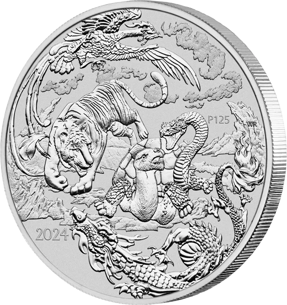 1 Unze Silber Australien Four Guardians 2024