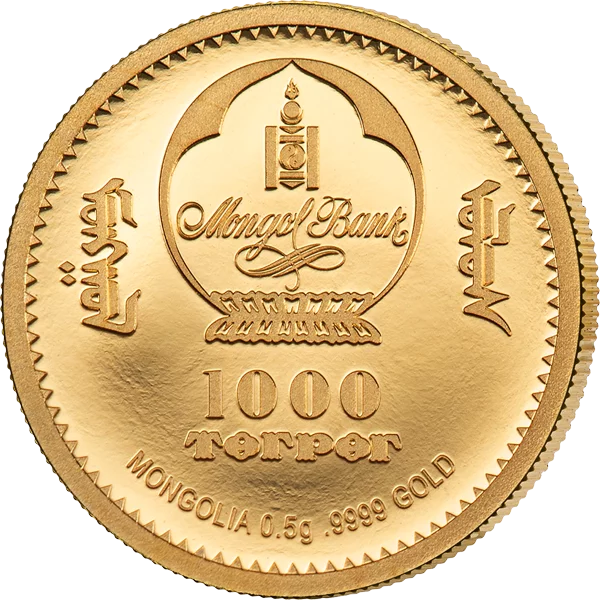 1.000 Togrog Mongolei Chinggis Khaan 2026