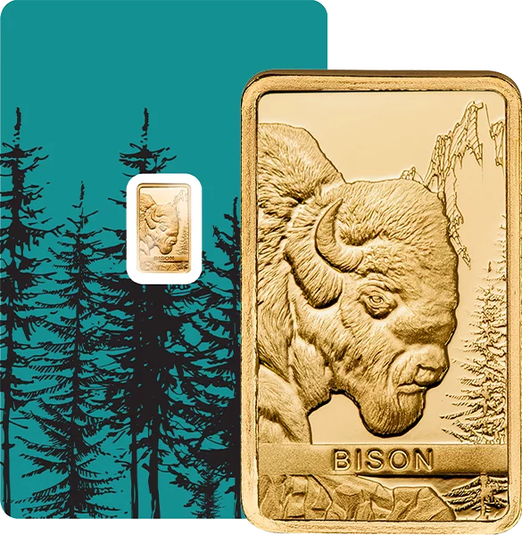 1 Gramm Goldbarren Schweiz Bison