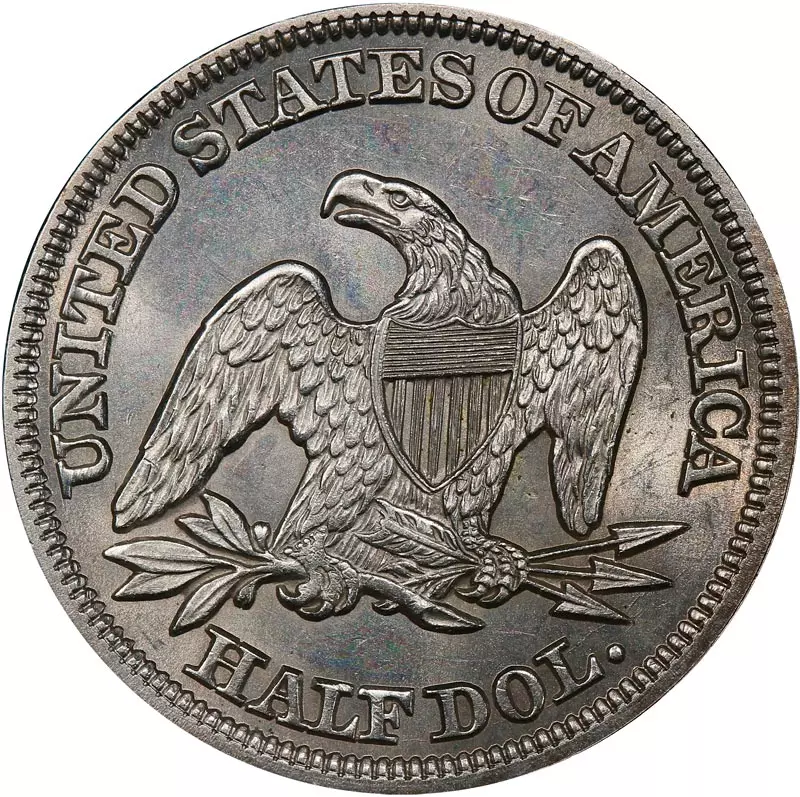 1/2 Dollar USA Sitzende Liberty (ohne Strahlen) 1853-1891