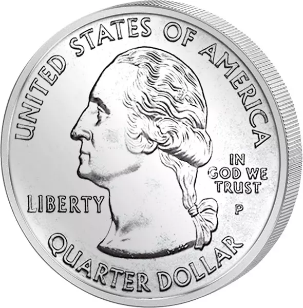 Quarter Dollar 25 Cents USA New Hampshire 2000 Quarter Dollar 25 Cents USA New Hampshire 2000