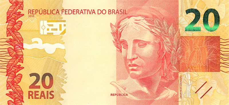 4er Banknoten-Set Brasilien 2012-2024