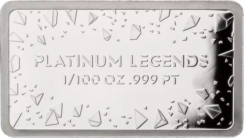Platinbarren Platinum Legends - Britannia