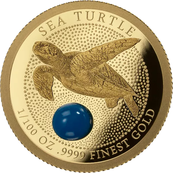 100 Francs Mali Gemme d´Or Opal Edition - Meeresschildkröte 2026