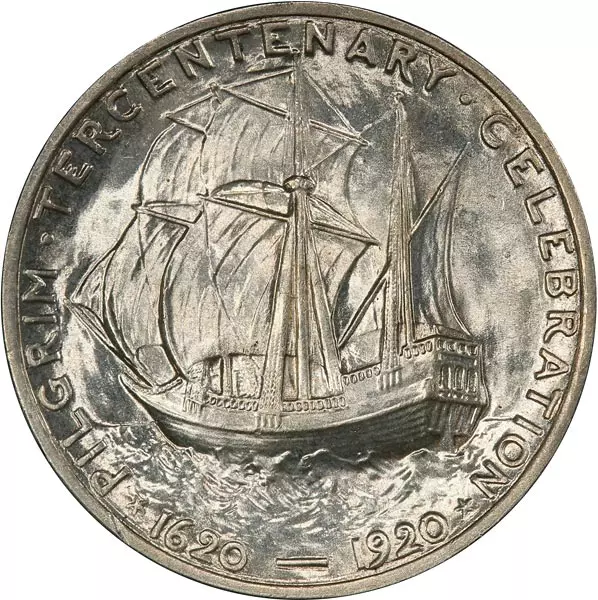 1/2 Dollar USA Dreihundertjahrfeier der Pilgerväter 1920