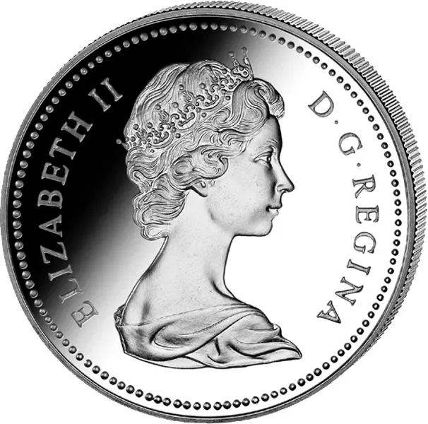 1 Dollar Kanada 100 Jahre Stadt Winnipeg 1974