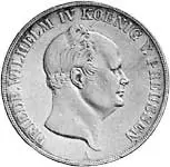 Doppeltaler Preußen König Friedrich Wilhelm IV. 1853-1856