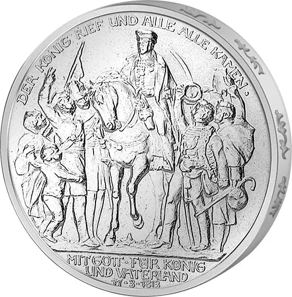 3 Mark Preußen Befreiungskriege 1913 3 Mark Preußen Befreiungskriege 1913