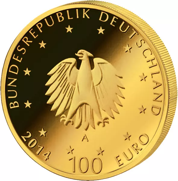 100 Euro BRD UNESCO-Weltkulturerbe Kloster Lorsch 2014 Stempelglanz