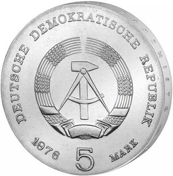 5 Mark DDR Ferdinand von Schill 1976