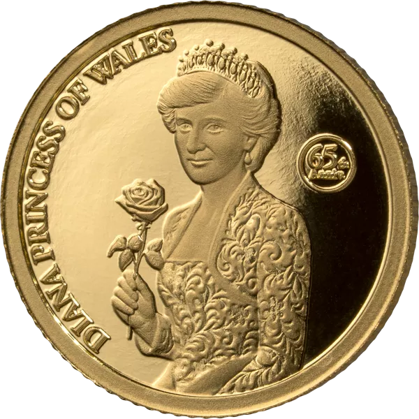 25 Cents Pitcairn Islands Classic Gold 65. Geburtstag Diana Princess of Wales 2026