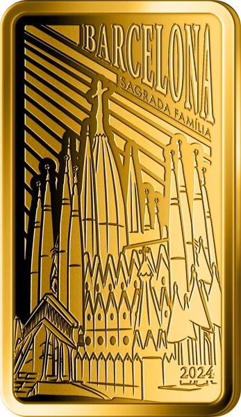 10 Dollars Salomonen Wahrzeichen der Welt Barcelona - Sagrada Familia 2024