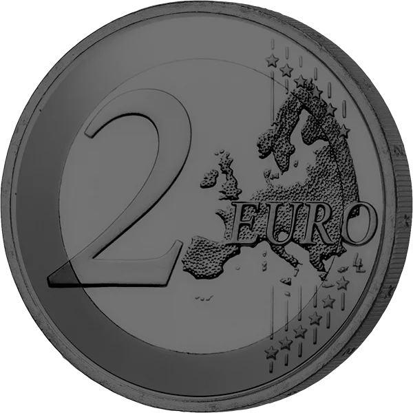 2 Euro Slowakei 100 Jahre Eishockey-EM 2025 Golden Enigma Edition