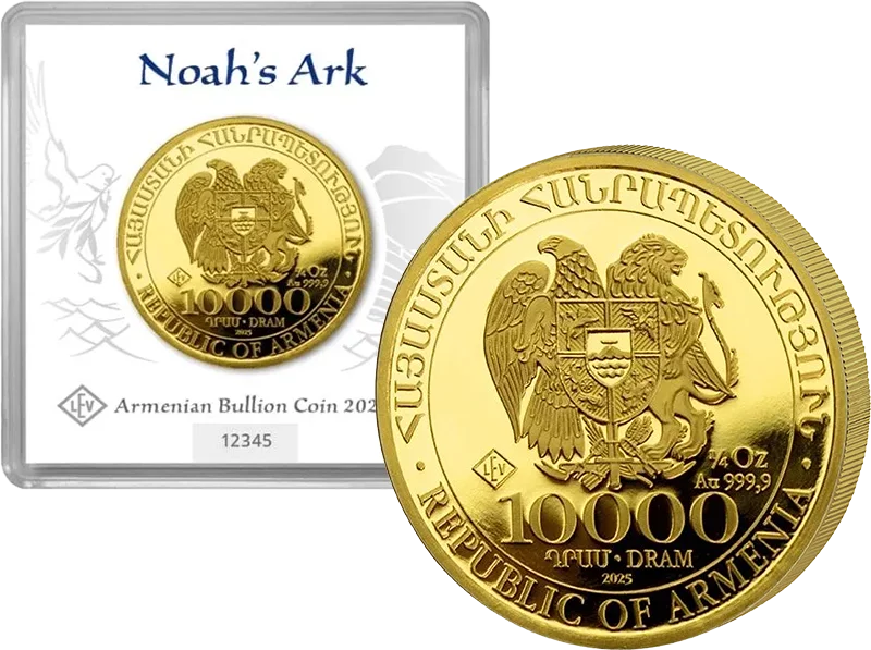 1/4 Unze Gold Armenien Arche Noah 2025