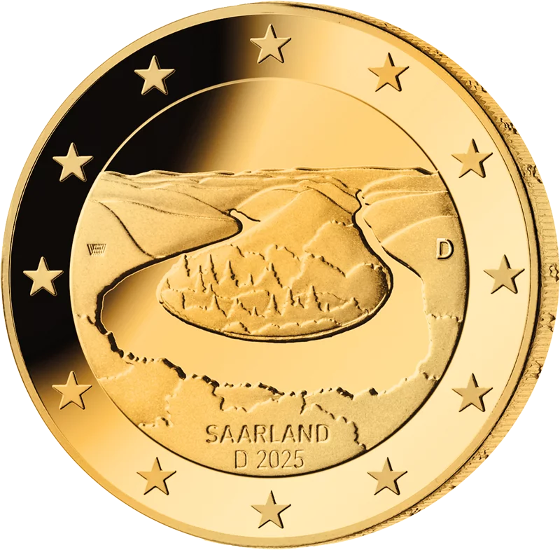 5 x 2 Euro BRD Deluxe Edition Saarschleife 2025