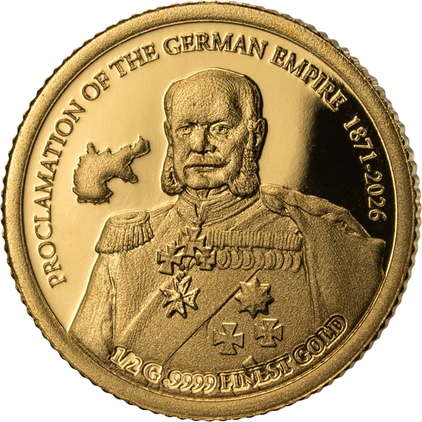 1.000 Francs Guinea Classic Gold 155. Jahre Reichsgründung - Dt. Kaiserreich 2026