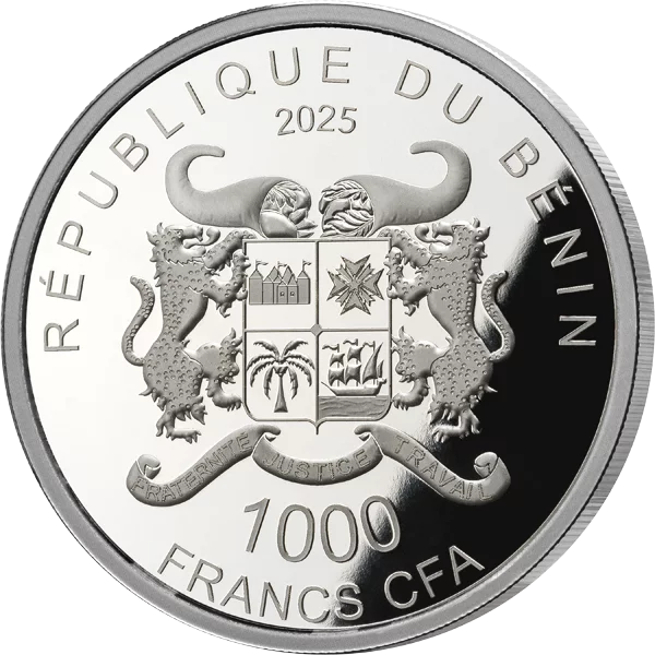 1.000 Francs Benin Ägyptische Gottheit Bastet 2025