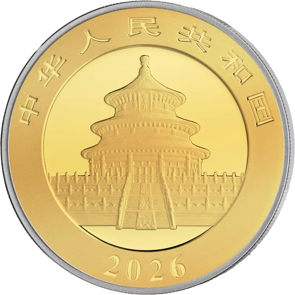 10 Yuan China Panda 2026 Triple Gold Edition