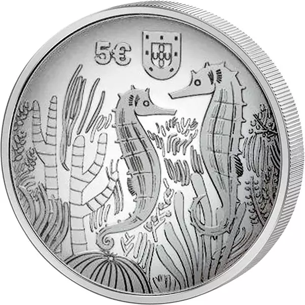 5 Euro Portugal Seepferdchen 2021