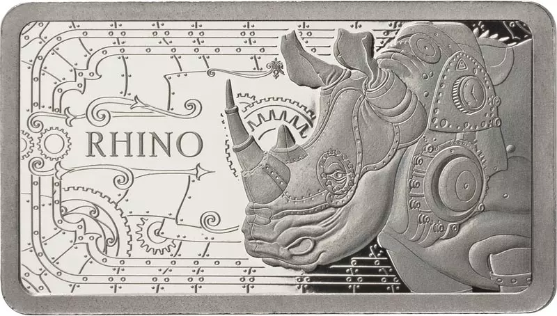 Platinbarren Platinum Legends Mechanical Edition - Nashorn