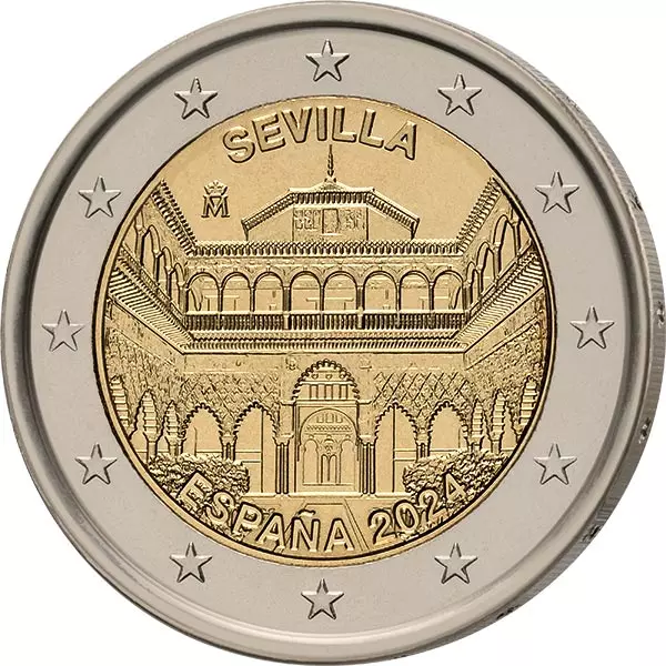 2 Euro Numisbrief Spanien Kathedrale von Sevilla 2024