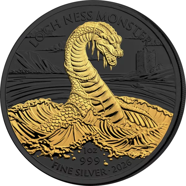 2 Pounds Großbritannien Loch Ness Monster 2026 Golden Enigma Edition