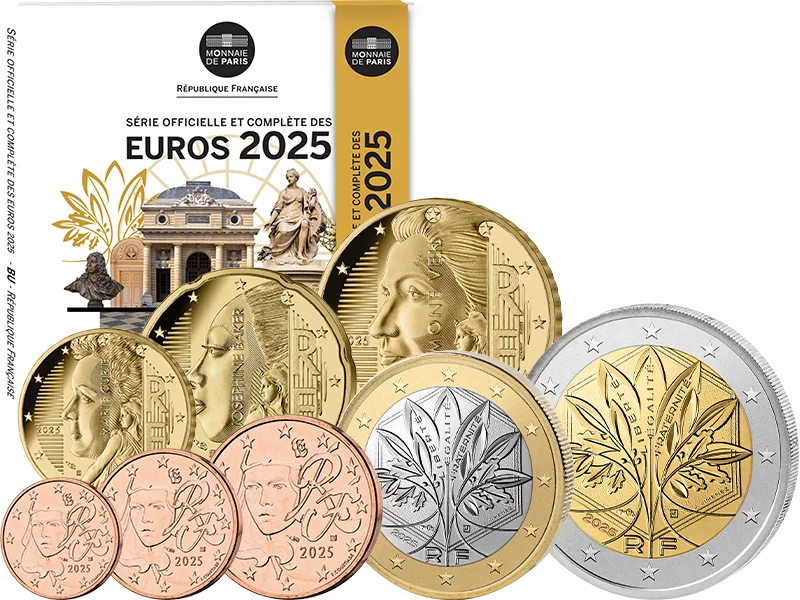 Euro-Kursmünzensatz Frankreich 2025