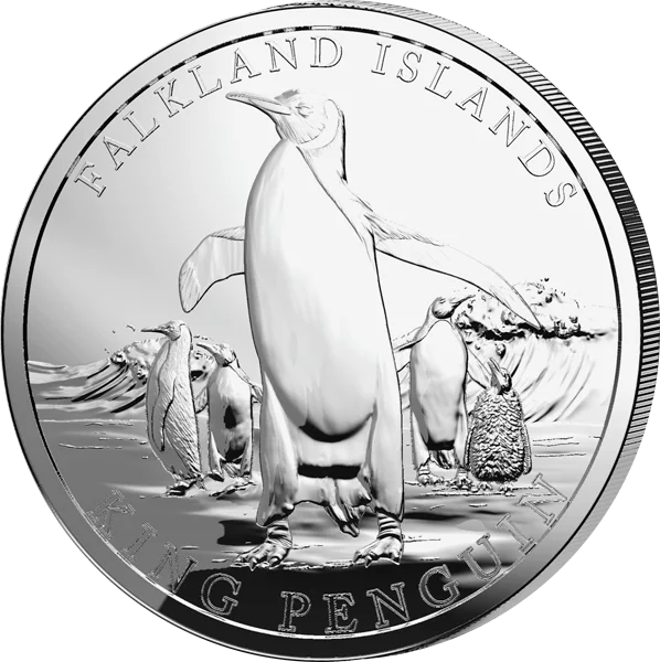 5 Pounds Falklandinseln King Penguin 2025