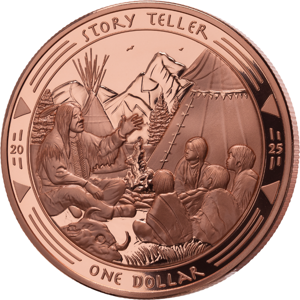 1 Dollar USA Oglala-Lakota-Siuox Story Teller 2025