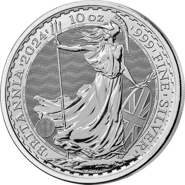 10 Unzen Silber Großbritannien Britannia 2024