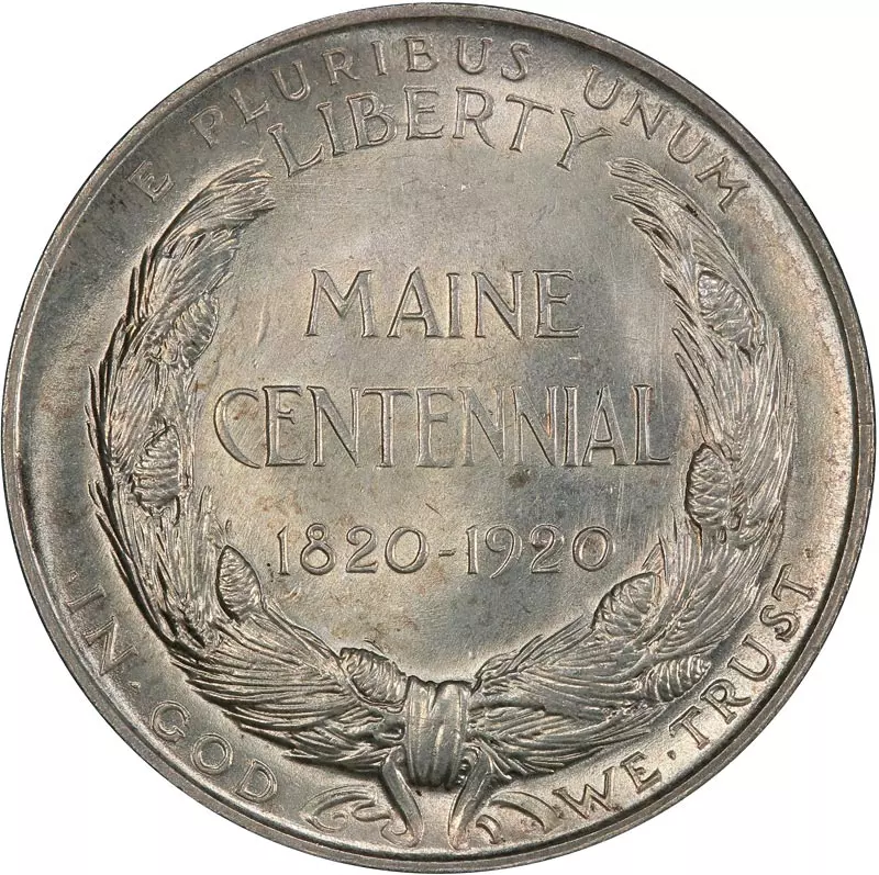 1/2 Dollar USA Maine 1920