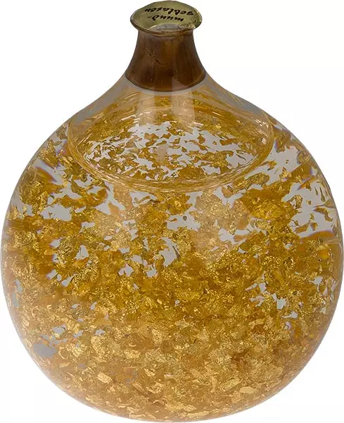 Dekokugel mit Goldflocken