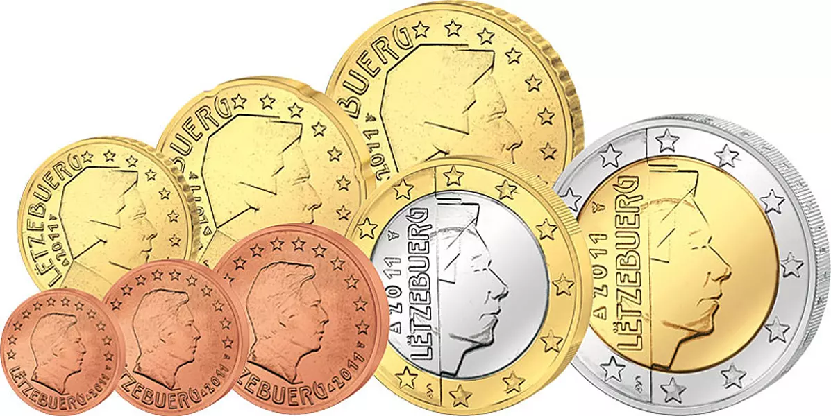 Euro-Kursmünzensatz Luxemburg Euro-Kursmünzensatz Luxemburg
