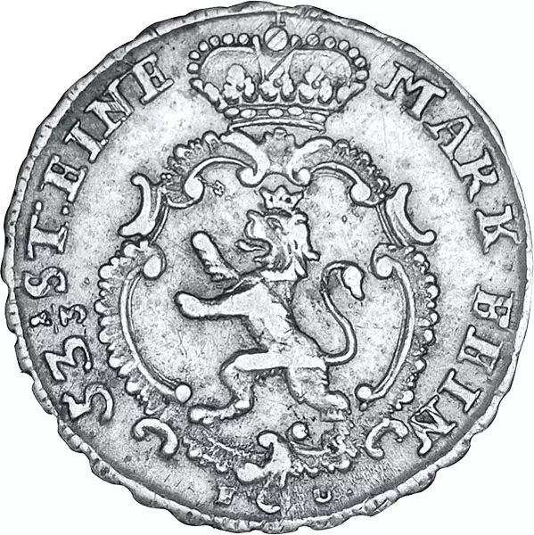 1/4 Reichstaler Hessen-Kassel Landgraf Friedrich II. 1760-1785