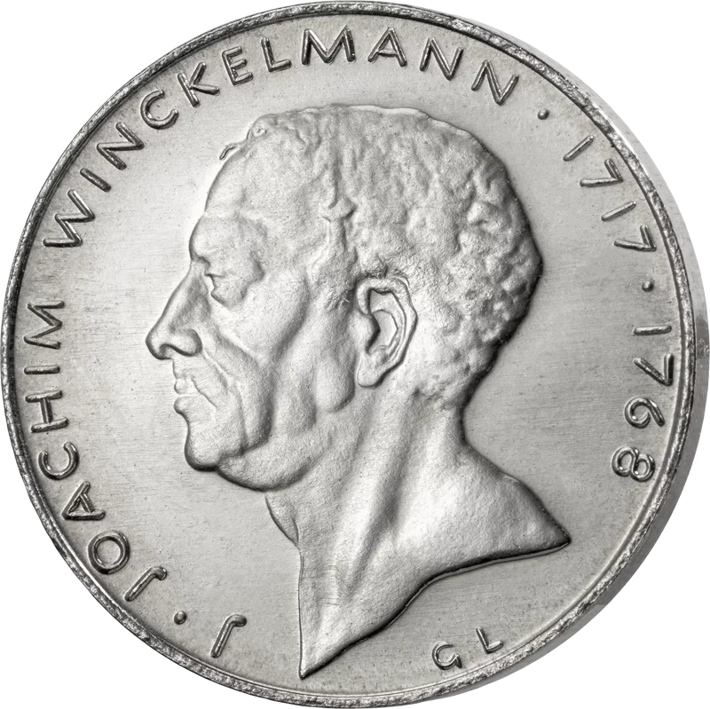 DDR Gedenkmedaille Johann Joachim Winckelmann 1968