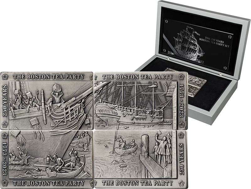 4 x 5 Dollars Barabdos Boston Tea Party 2023