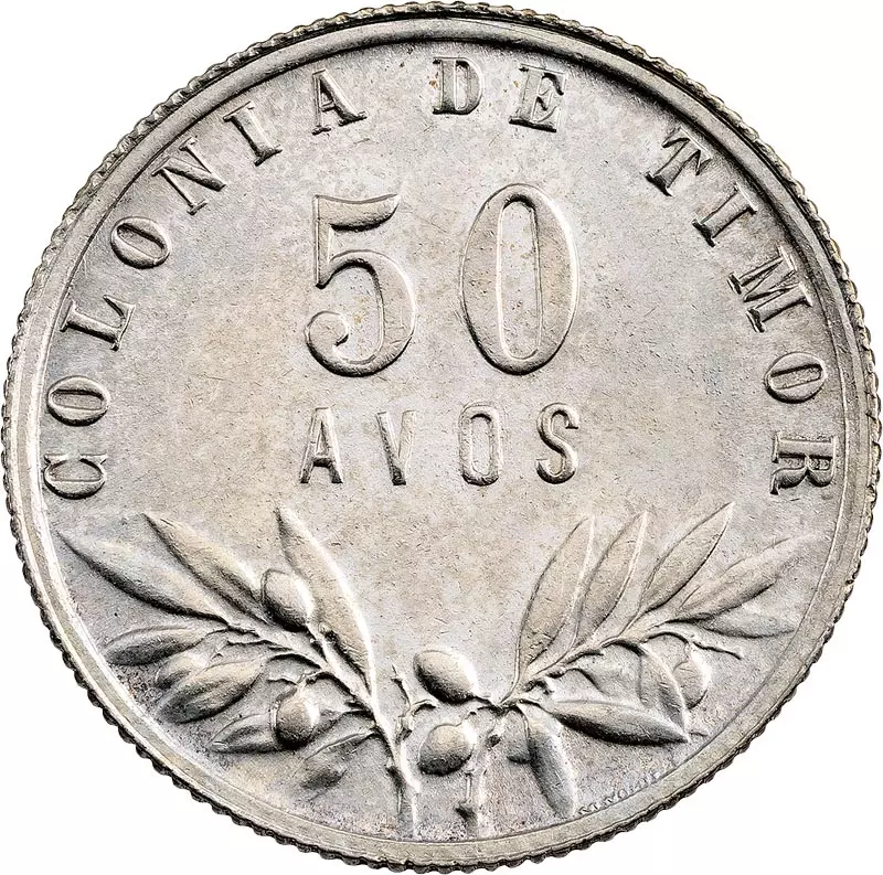 50 Avos Osttimor Portugiesische Kolonie 1945, 1948 und 1951