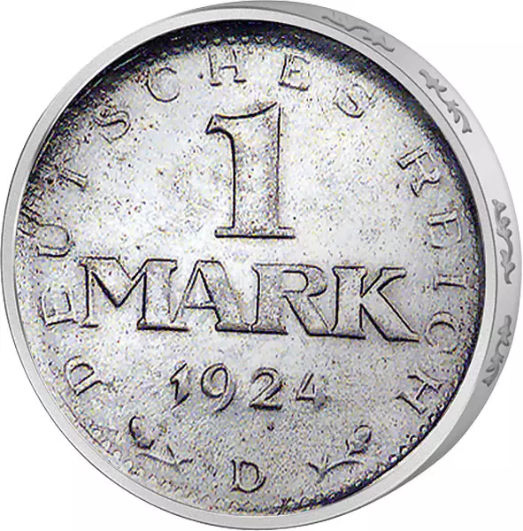 1 Mark Weimarer Republik Adler 1924-1925