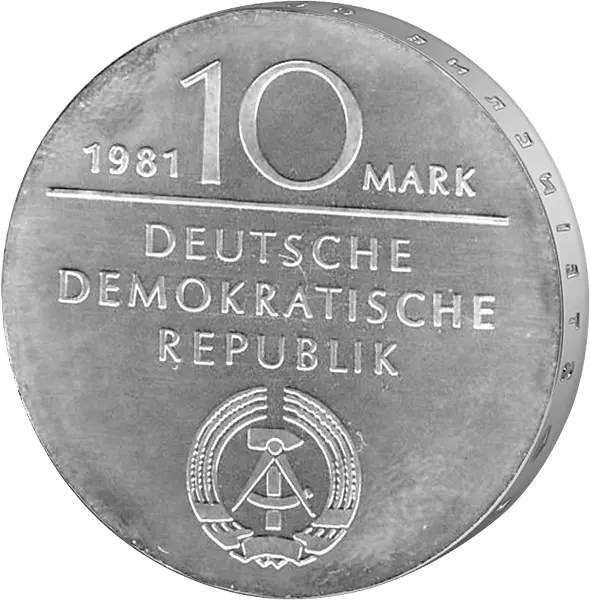 10 Mark DDR Georg Wilhelm Friedrich Hegel 1981 Stempelglanz