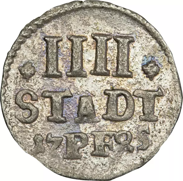4 Stadtpfennig Hildesheim Stadt 1663-1764