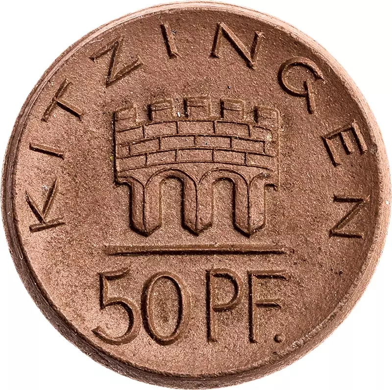 50 Pfennig Kitzingen Bayern