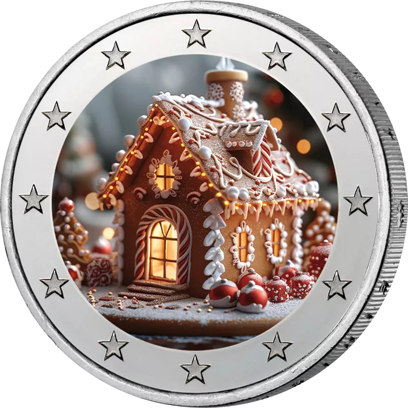 2-Euro-Künstlerausgabe Lebkuchenhaus