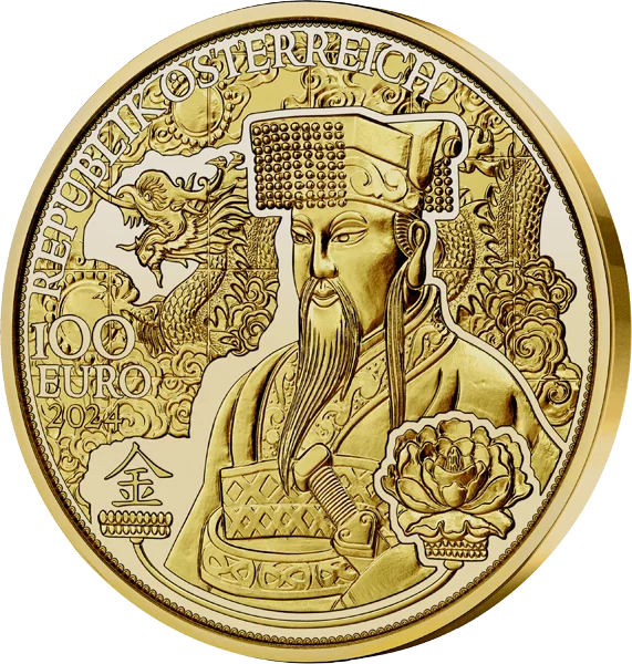 100 Euro Österreich Magie des Goldes - Das Gold Chinas 2024