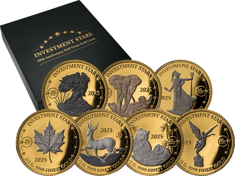 7 x 25 Francs Burundi Investment Stars 2025 7 x 25 Francs Burundi Investment Stars 2025